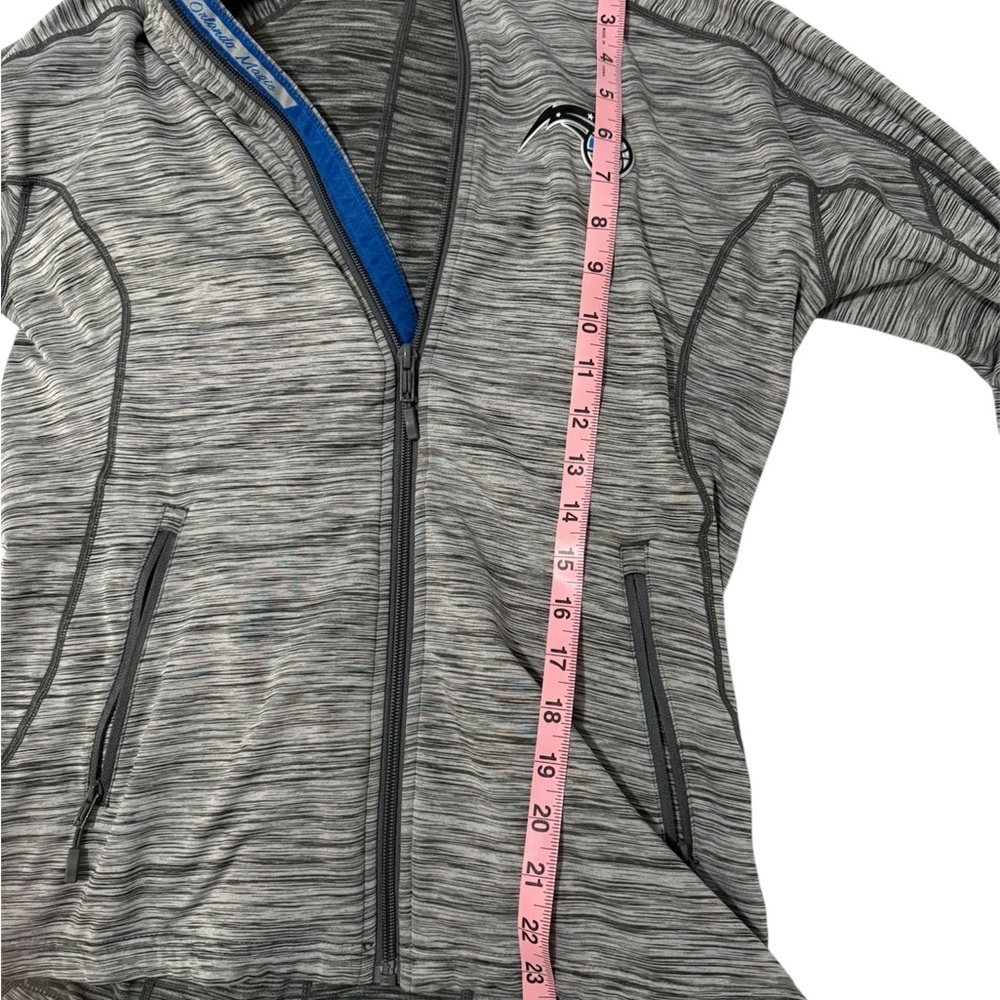Orlando Magic Basketball Antigua Full-Zip Jacket L Grey and Blue - Picture 6 of 11